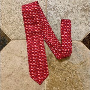 3/$20 Boca Classics Red Tie Blue White Palm Trees